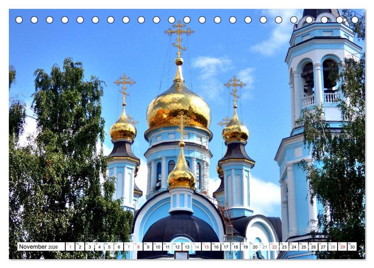 Produktbild: Traumstadt Tscheboksary - Tschuwaschiens malerische Metropole (Tischkalender 2026 DIN A5 quer), CALVENDO Monatskalender