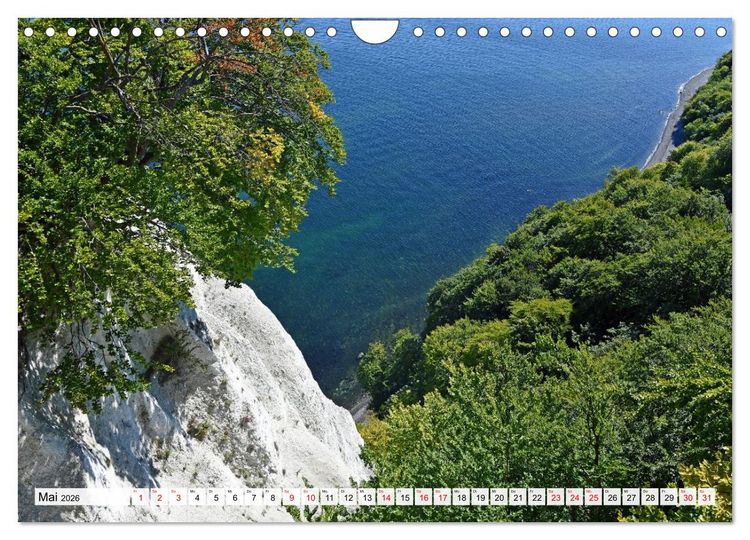 Produktbild: Sassnitz mit der Kreidek&uuml;ste (Wandkalender 2026 DIN A4 quer), CALVENDO Monatskalender