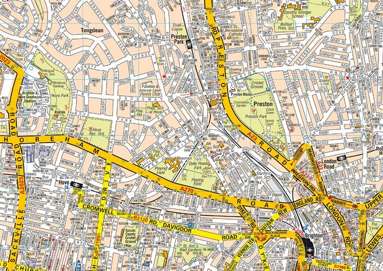 Produktbild: Brighton A-Z Pocket Street Map