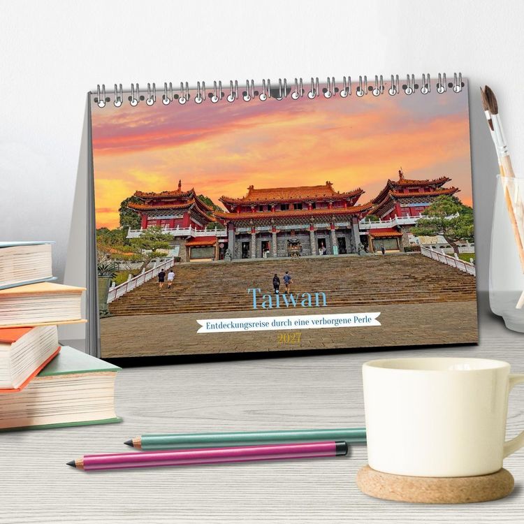 Produktbild: Taiwan &ndash; Entdeckungsreise durch eine verborgene Perle (Tischkalender 2027 DIN A5 quer), CALVENDO Monatskalender