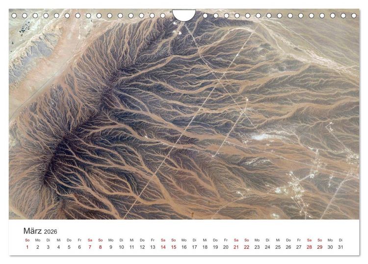 Produktbild: Satellitenbilder - Spektakul&auml;re Aufnahmen aus dem Weltall (Wandkalender 2026 DIN A4 quer), CALVENDO Monatskalender