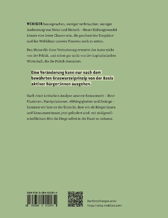 Produktbild: Auf dem Weg zum Weniger