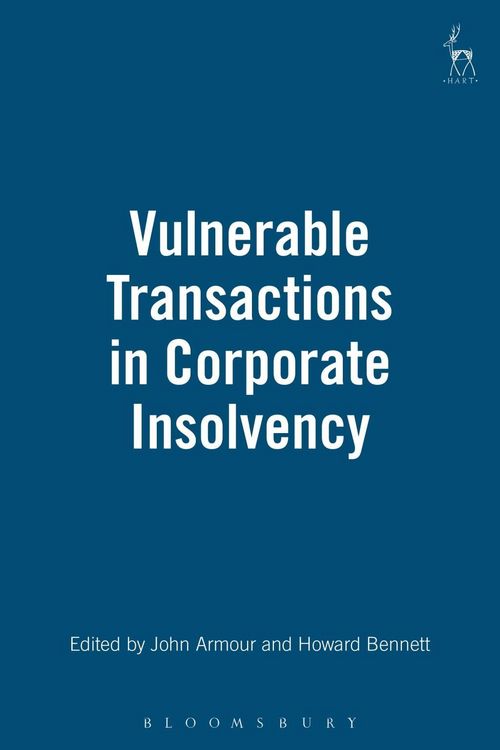 Produktbild: Vulnerable Transactions in Corporate Insolvency
