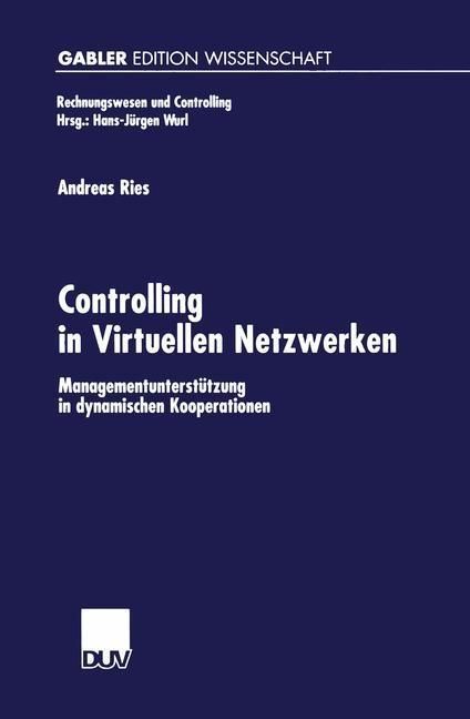 Produktbild: Controlling in Virtuellen Netzwerken