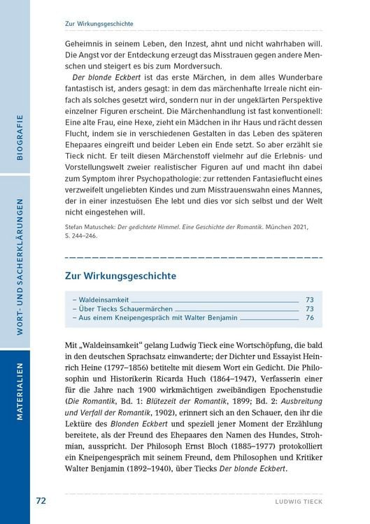 Produktbild: Der blonde Eckbert / Der Runenberg