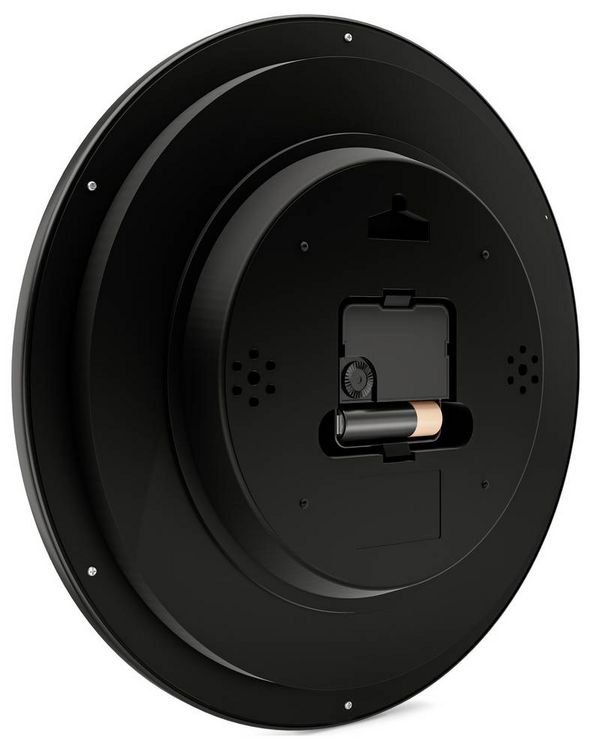 Produktbild: Mebus 52825 Funk Wanduhr 26mm x 42mm Schwarz