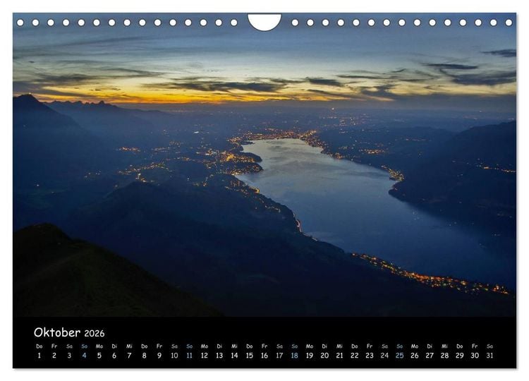 Produktbild: Stimmungsvolle Bilder vom Thunersee (Wandkalender 2026 DIN A4 quer), CALVENDO Monatskalender