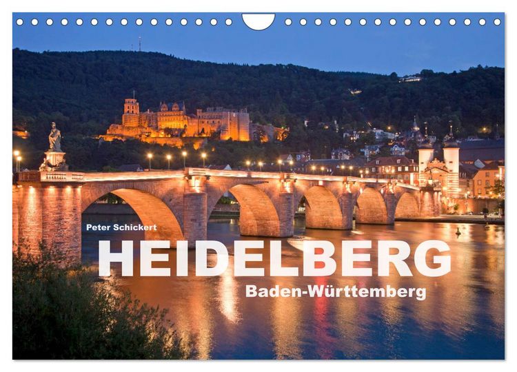 Produktbild: Heidelberg - Baden-W&uuml;rttemberg (Wandkalender 2026 DIN A4 quer), CALVENDO Monatskalender