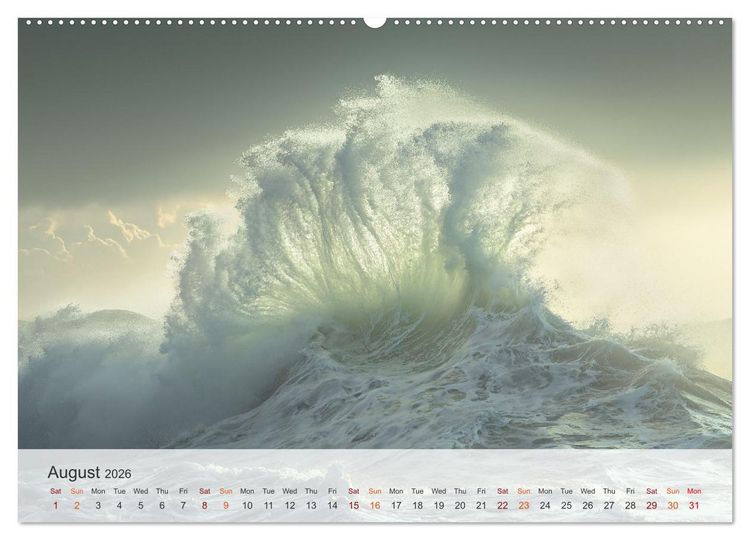Produktbild: Melody of the waves (High Quality Premium Wall Calendar 2026 DIN A2 landscape),CALVENDO 12 Month Wall Calendar