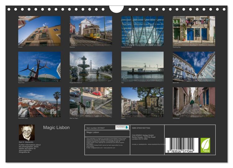Produktbild: Magic Lisbon (Wall Calendar 2026 DIN A4 landscape), CALVENDO 12 Month Wall Calendar