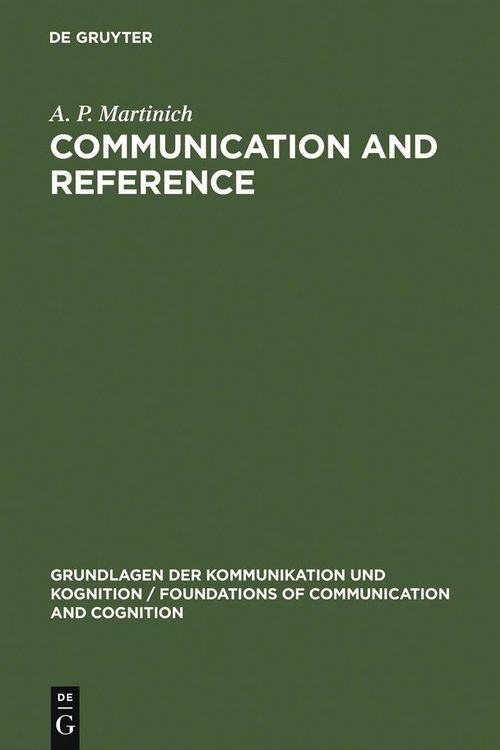 Produktbild: Communication and Reference