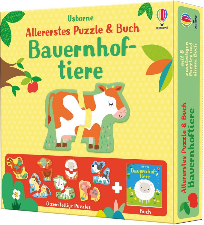 Produktbild: Allererstes Puzzle & Buch: Bauernhoftiere