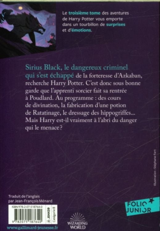 Produktbild: Harry Potter 3 et le prisonnier d' Azkaban