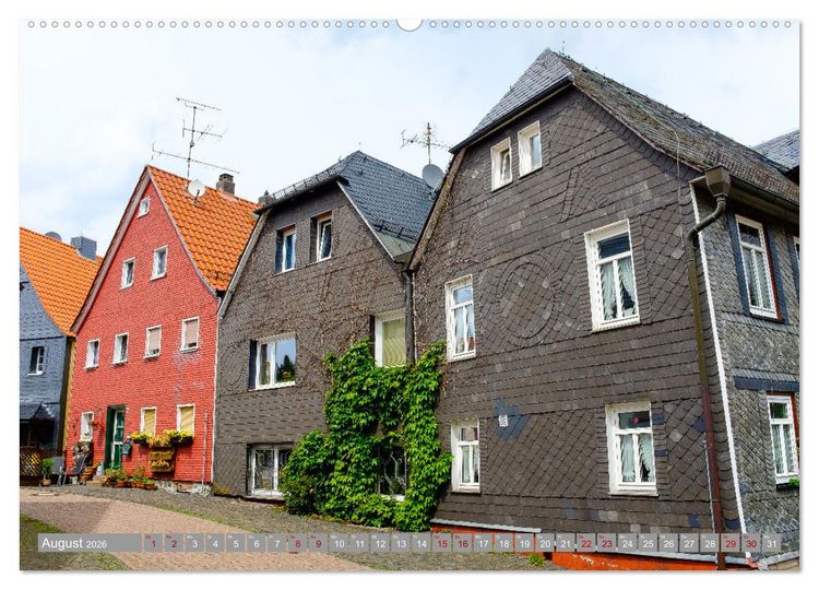 Produktbild: Ein Blick auf Herbstein (hochwertiger Premium Wandkalender 2026 DIN A2 quer), Kunstdruck in Hochglanz
