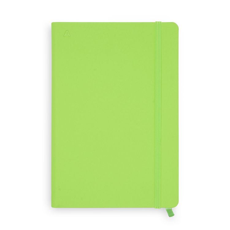 Produktbild: Notizbuch A5 Hardcover Kiwi Green Punktiert, 192 Seiten