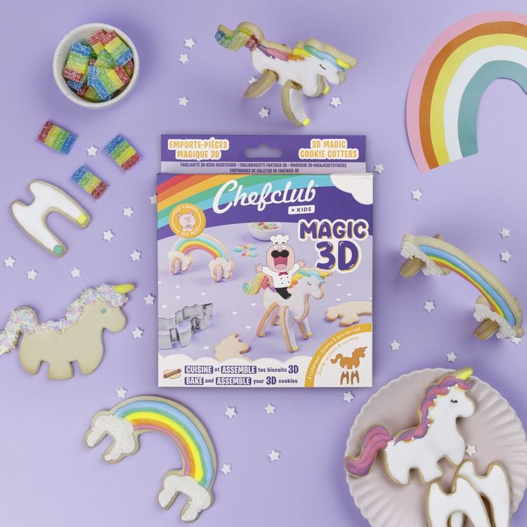 Produktbild: Ausstecher - Einhorn & Regenbogen