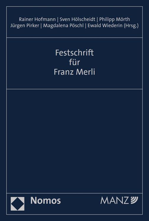 Produktbild: Festschrift f&uuml;r Franz Merli