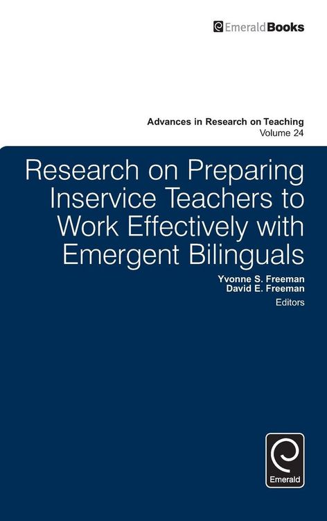 Produktbild: Research on Preparing Inservice Teachers to Work Effectively with Emergent Bilinguals