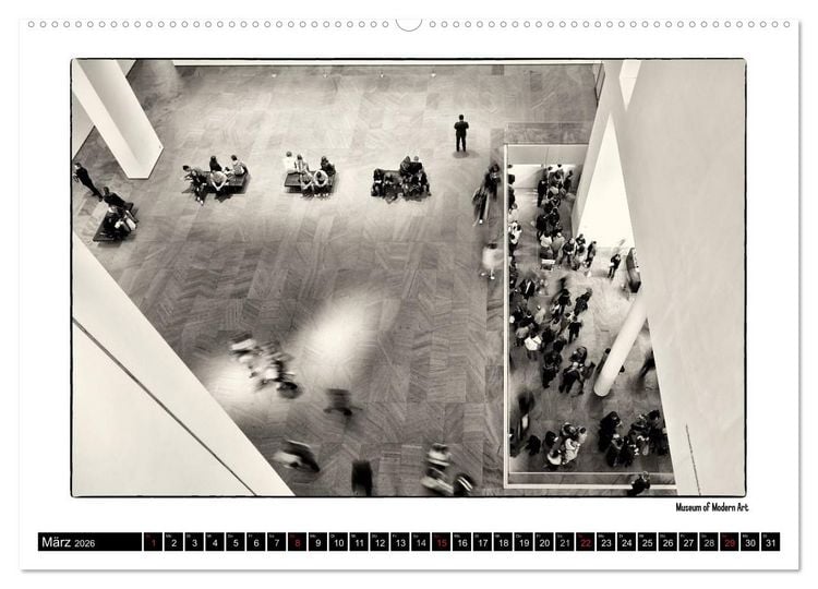 Produktbild: Manhattan Memories - Erinnerungen an New York (Wandkalender 2026 DIN A2 quer), CALVENDO Monatskalender