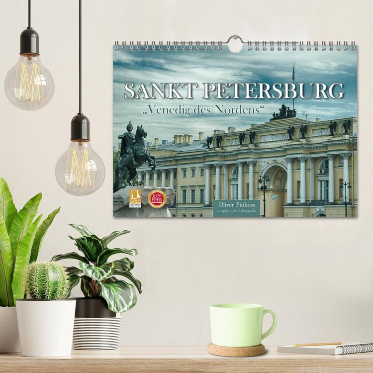 Produktbild: Sankt Petersburg - "Venedig des Nordens" (Wandkalender 2026 DIN A4 quer), CALVENDO Monatskalender