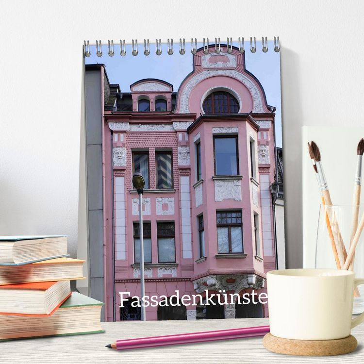 Produktbild: Fassadenk&uuml;nste (Tischkalender 2026 DIN A5 hoch), CALVENDO Monatskalender