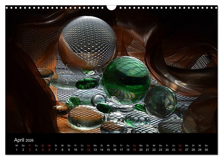 Produktbild: Licht und Glas - Neue Fotoimpressionen (Wandkalender 2026 DIN A3 quer), CALVENDO Monatskalender