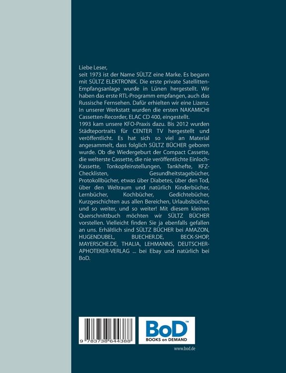 Produktbild: Mission S&uuml;ltz B&uuml;cher - Projekte Querschnitt