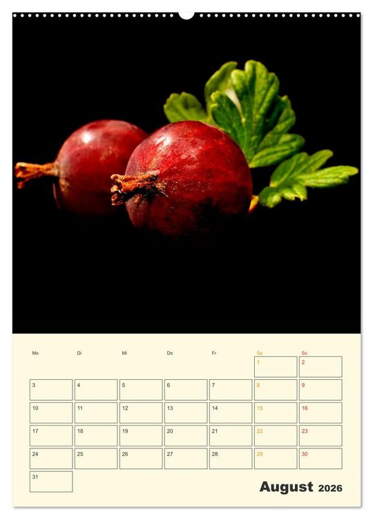 Produktbild: Allerlei Fr&uuml;chte (hochwertiger Premium Wandkalender 2026 DIN A2 hoch), Kunstdruck in Hochglanz