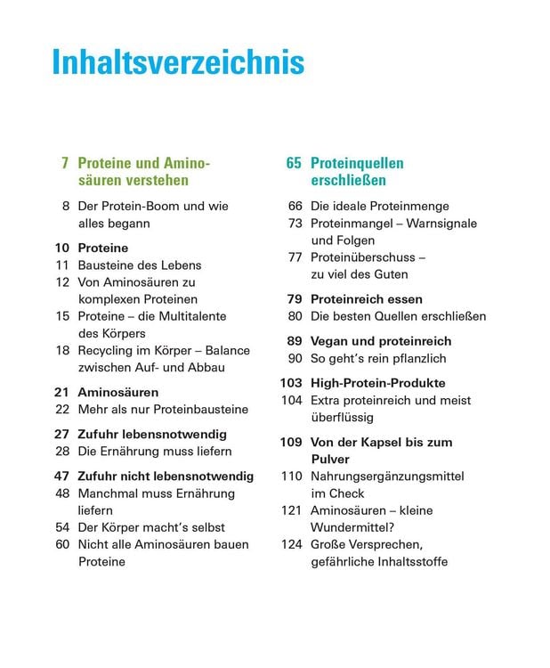 Produktbild: Proteine und Aminos&auml;uren