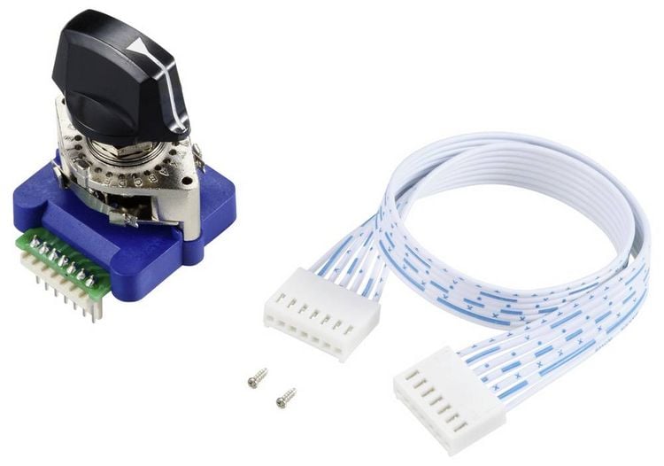 Produktbild: TRU COMPONENTS TC-12830252 Drehschalter 5 V/DC, 25 V/AC, 50 V/AC 0.5A 1 x 30&deg; 1St.