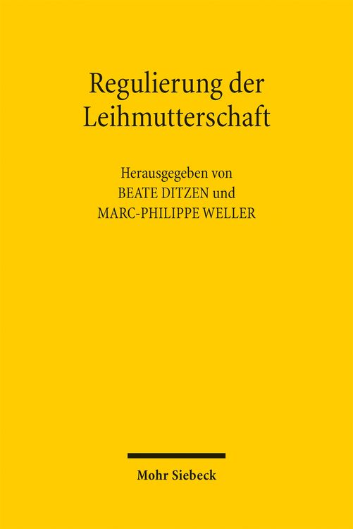 Produktbild: Regulierung der Leihmutterschaft