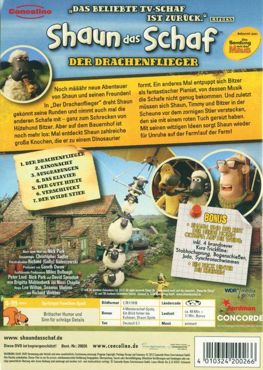 Produktbild: Shaun das Schaf - Der Drachenflieger