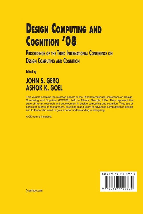 Produktbild: Design Computing and Cognition '08
