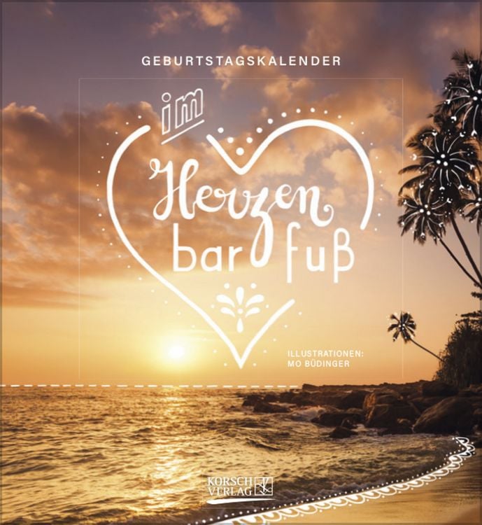 Produktbild: Geburtstagskalender Im herzen barfu&szlig;