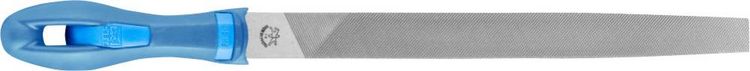 Produktbild: PFERD TOOLS 11216256 Werkstattfeile Flachspitz Hieb 1 inkl. Ergonomie-Feilenheft f&uuml;r grobe Zerspanung & Schruppen L&auml;nge 250 mm 1 St.
