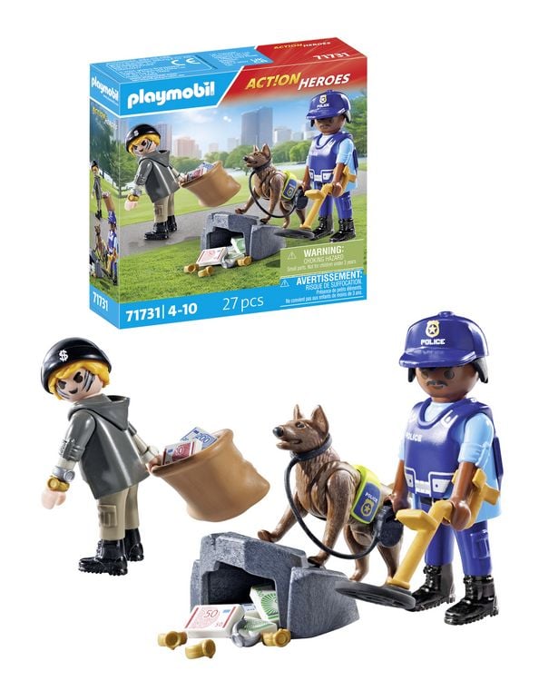 Produktbild: PLAYMOBIL 71731 Spurensuche mit Hund