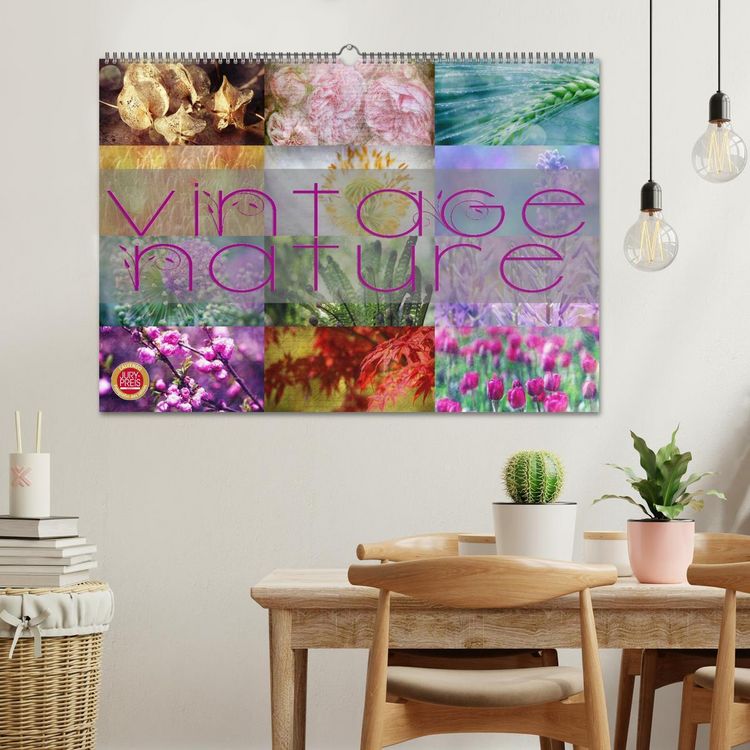 Produktbild: Vintage Nature - Romantische Naturaufnahmen (Wandkalender 2026 DIN A2 quer), CALVENDO Monatskalender