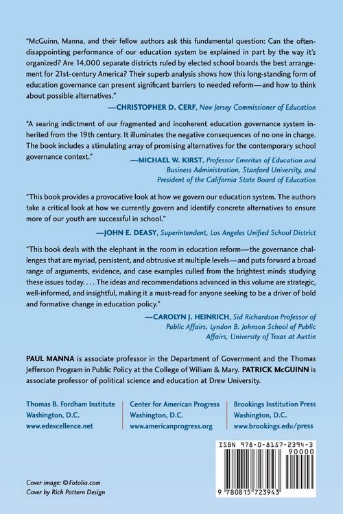 Produktbild: Education Governance for the Twenty-First Century