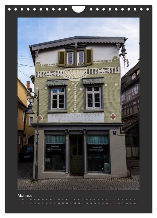 Produktbild: Waiblingen - Spaziergang durch die Altstadt (Wandkalender 2026 DIN A4 hoch), CALVENDO Monatskalender