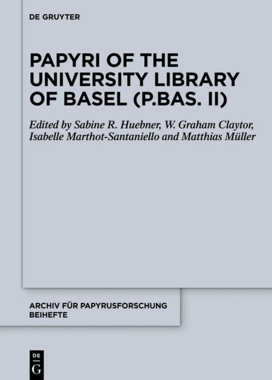Produktbild: Papyri of the University Library of Basel (P.Bas. II)