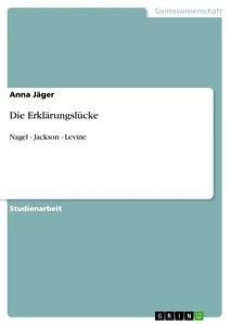 Produktbild: Die Erkl&auml;rungsl&uuml;cke
