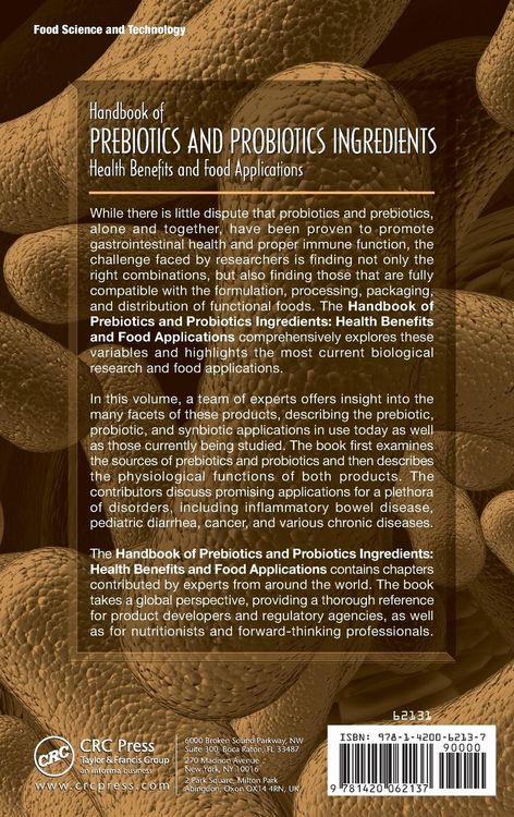 Produktbild: Handbook of Prebiotics and Probiotics Ingredients
