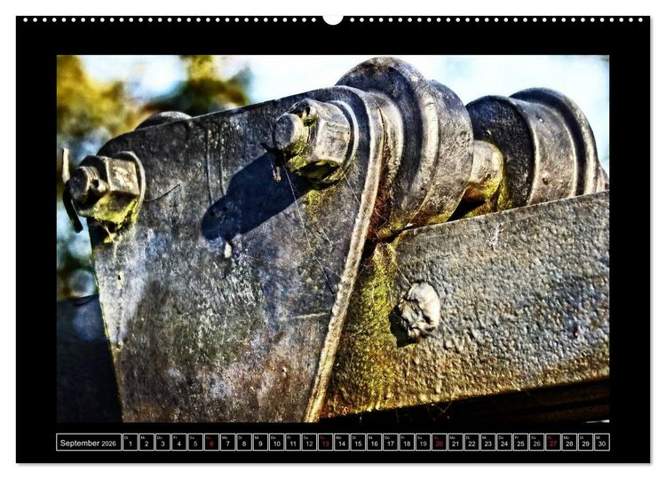 Produktbild: Industrie-Kunst 2026 (Wandkalender 2026 DIN A2 quer), CALVENDO Monatskalender