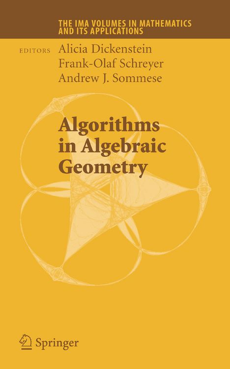 Produktbild: Algorithms in Algebraic Geometry