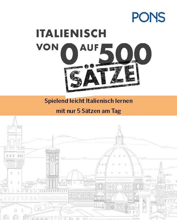 Produktbild: PONS Von 0 auf 500 S&auml;tze Italienisch