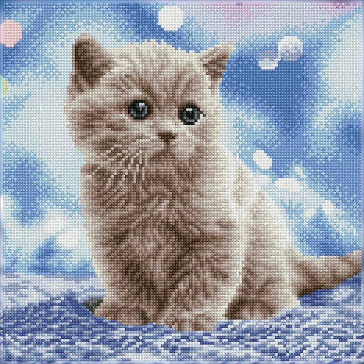 Produktbild: DIAMOND DOTZ - Diamond Painting Katzenbaby