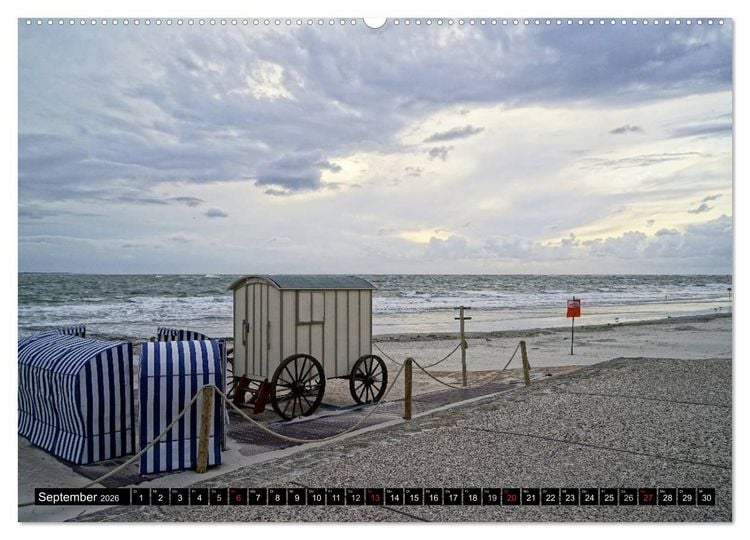 Produktbild: Norderney - von barfu&szlig; bis Lackschuh (hochwertiger Premium Wandkalender 2026 DIN A2 quer), Kunstdruck in Hochglanz
