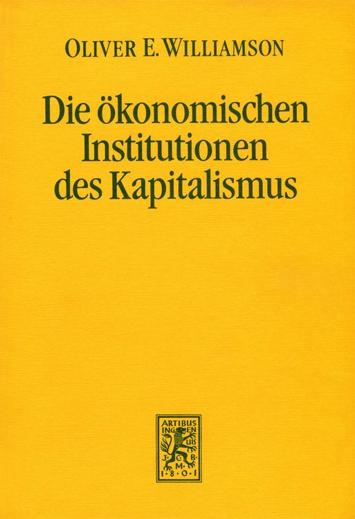 Produktbild: Die &ouml;konomischen Institutionen des Kapitalismus
