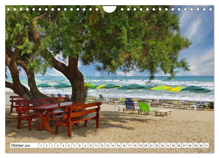 Produktbild: Idylle auf Kreta (Wandkalender 2026 DIN A4 quer), CALVENDO Monatskalender