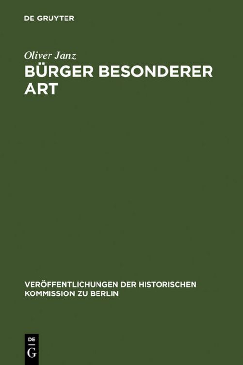 Produktbild: B&uuml;rger besonderer Art